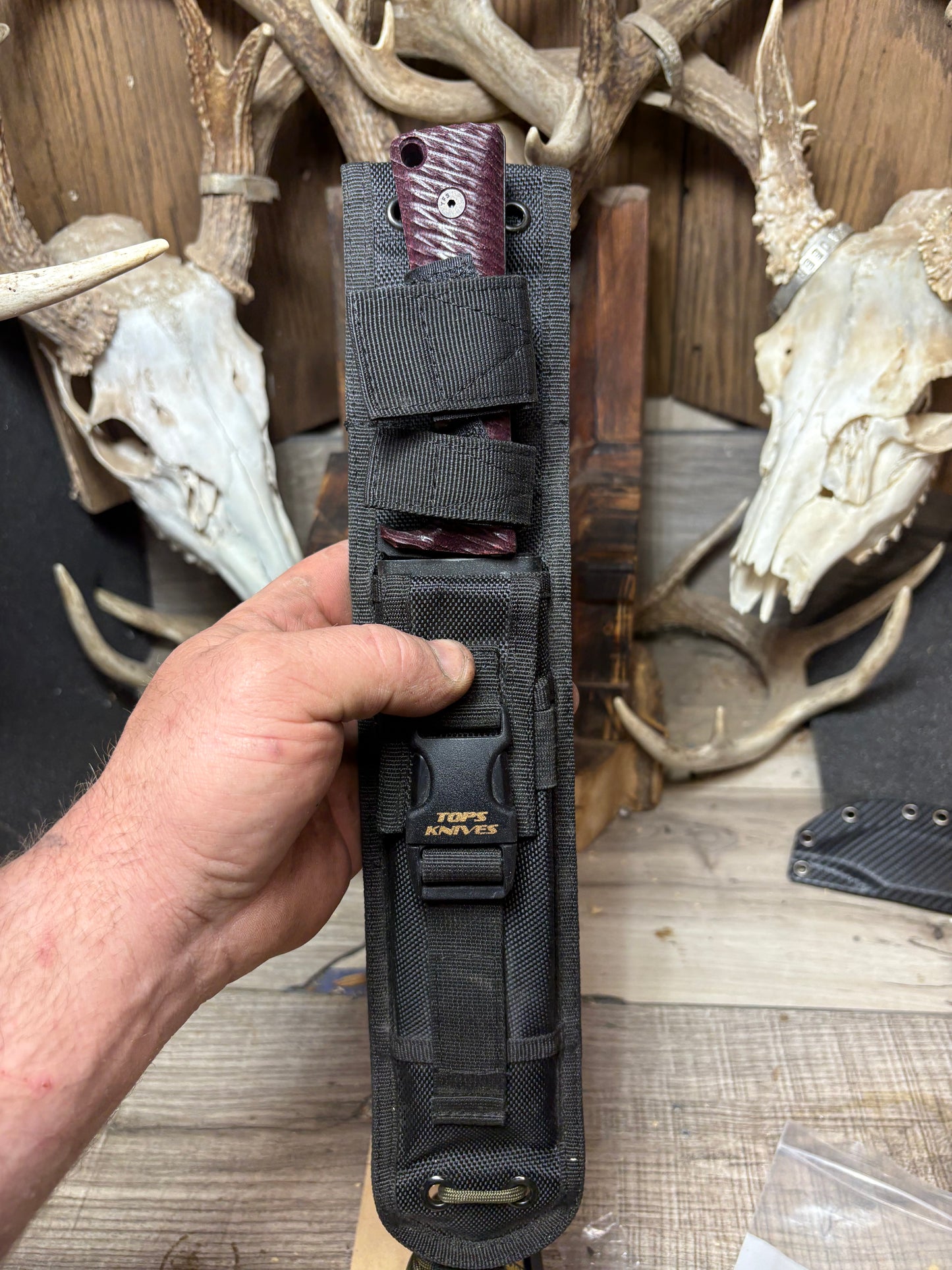 Tops Knives War Bowie V2 Handles