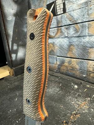 Reiff Knives F4 Canvas Micarta Handles - Carroll’s Custom Knife Scales