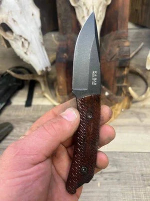 KA-BAR: Jarosz Globetrotter - Canvas Micarta Handles (Knife NOT Included) - Carroll’s Custom Knife Scales