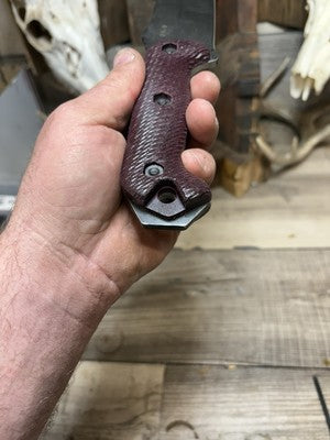 KA-BAR Becker BK2, BK9, Etc. Canvas Micarta Handles - Carroll’s Custom Knife Scales