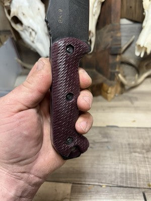 KA-BAR Becker BK2, BK9, Etc. Canvas Micarta Handles - Carroll’s Custom Knife Scales
