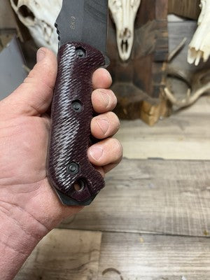KA-BAR Becker BK2, BK9, Etc. Canvas Micarta Handles - Carroll’s Custom Knife Scales