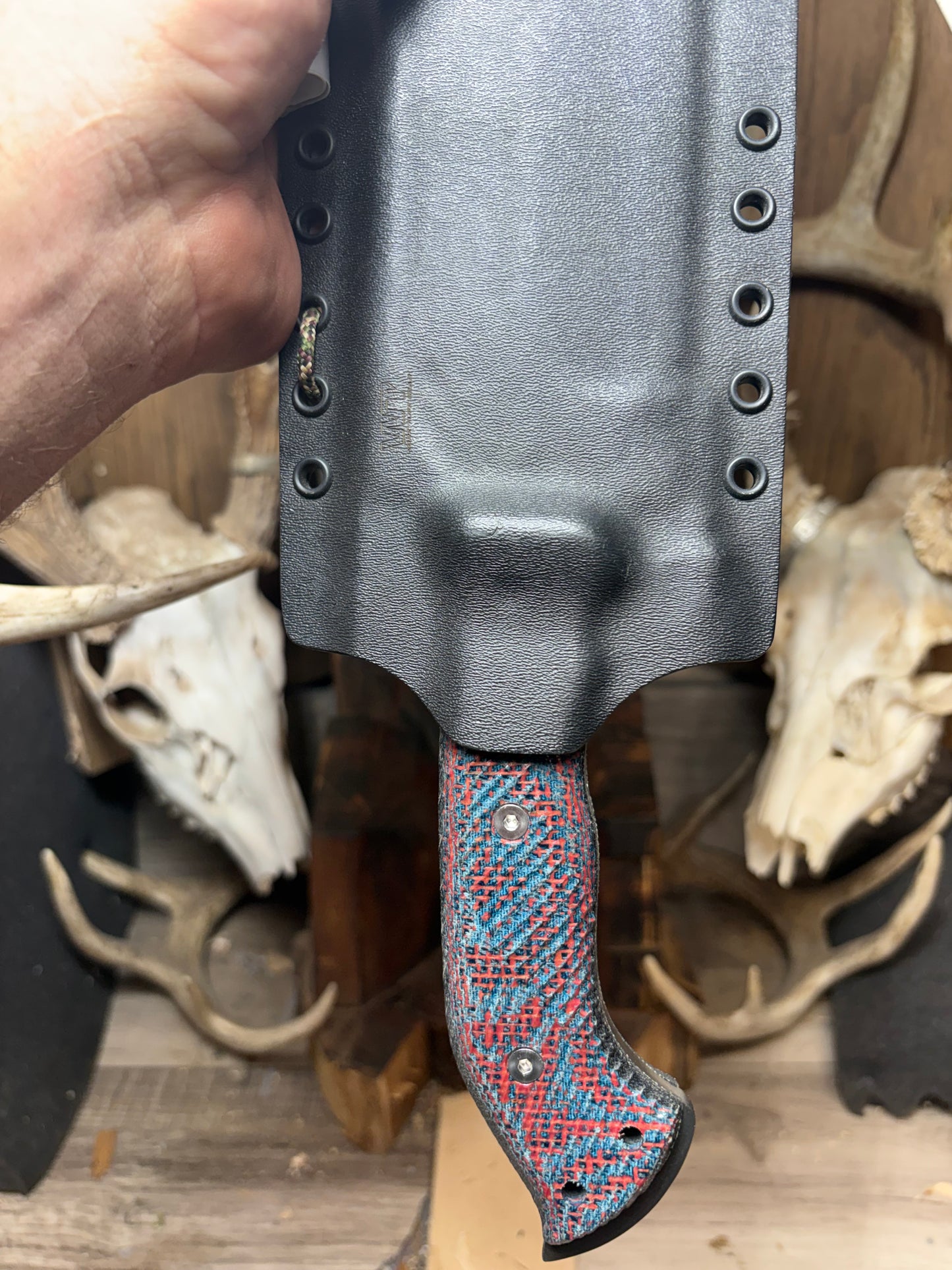 WTG Ares Canvas Micarta Handles