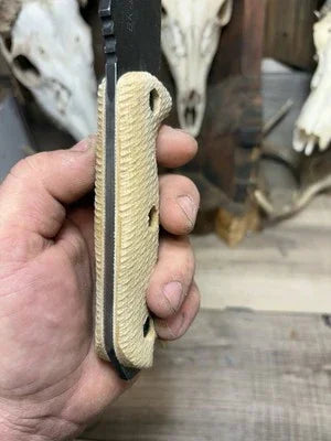 KA-BAR Becker BK2, BK9, Etc. Canvas Micarta Handles - Carroll’s Custom Knife Scales