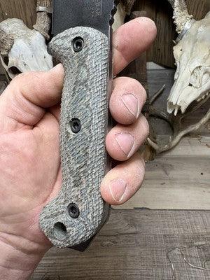 KA-BAR Becker BK2, BK9, Etc. Canvas Micarta Handles - Carroll’s Custom Knife Scales