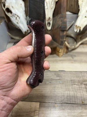 KA-BAR Becker BK2, BK9, Etc. Canvas Micarta Handles - Carroll’s Custom Knife Scales