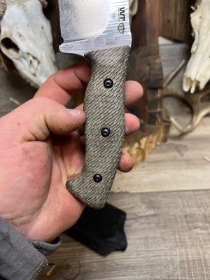WTG Kodiak / Bear Claw / Grizzly Canvas Micarta Handles - Carroll’s Custom Knife Scales