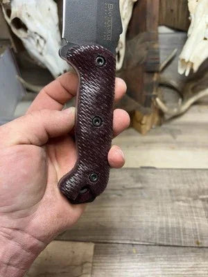KA-BAR Becker BK2, BK9, Etc. Canvas Micarta Handles - Carroll’s Custom Knife Scales