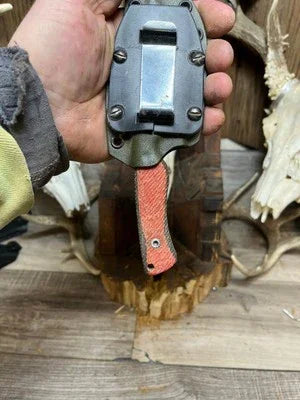 WTG Puzon EDC Canvas Micarta Handles - Carroll’s Custom Knife Scales