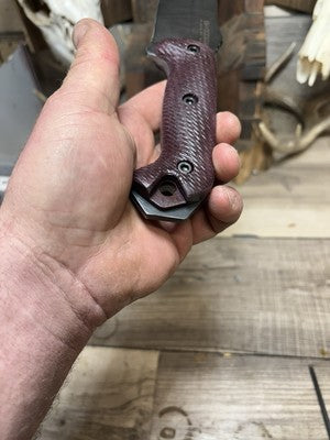KA-BAR Becker BK2, BK9, Etc. Canvas Micarta Handles - Carroll’s Custom Knife Scales