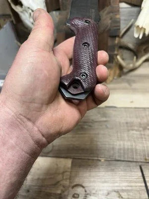 KA-BAR Becker BK2, BK9, Etc. Canvas Micarta Handles - Carroll’s Custom Knife Scales