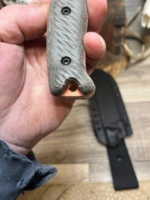 WTG Wolverine / Mountain Lion Canvas Micarta Handles - Carroll’s Custom Knife Scales