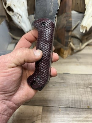 KA-BAR Becker BK2, BK9, Etc. Canvas Micarta Handles - Carroll’s Custom Knife Scales