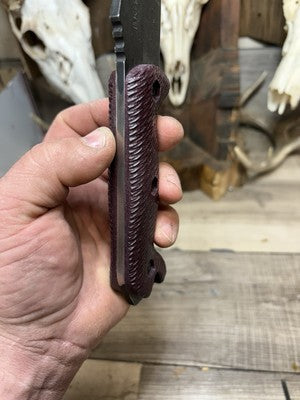 KA-BAR Becker BK2, BK9, Etc. Canvas Micarta Handles - Carroll’s Custom Knife Scales