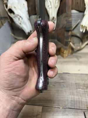KA-BAR Becker BK2, BK9, Etc. Canvas Micarta Handles - Carroll’s Custom Knife Scales