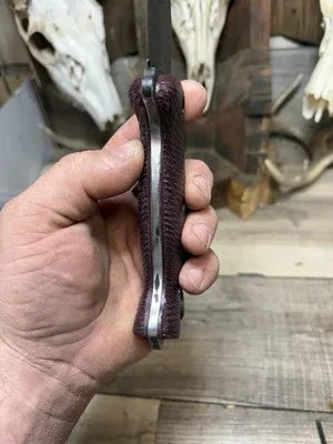 KA-BAR Becker BK2, BK9, Etc. Canvas Micarta Handles - Carroll’s Custom Knife Scales