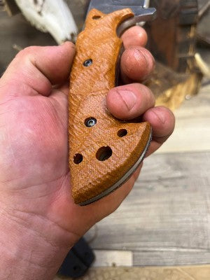 WTG Hondo Canvas Micarta Handles - Carroll’s Custom Knife Scales