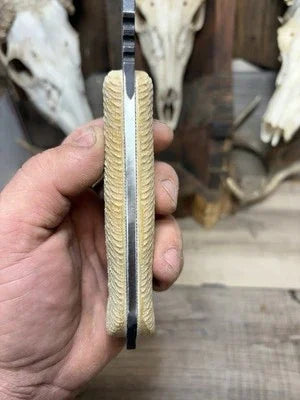 KA-BAR Becker BK2, BK9, Etc. Canvas Micarta Handles - Carroll’s Custom Knife Scales