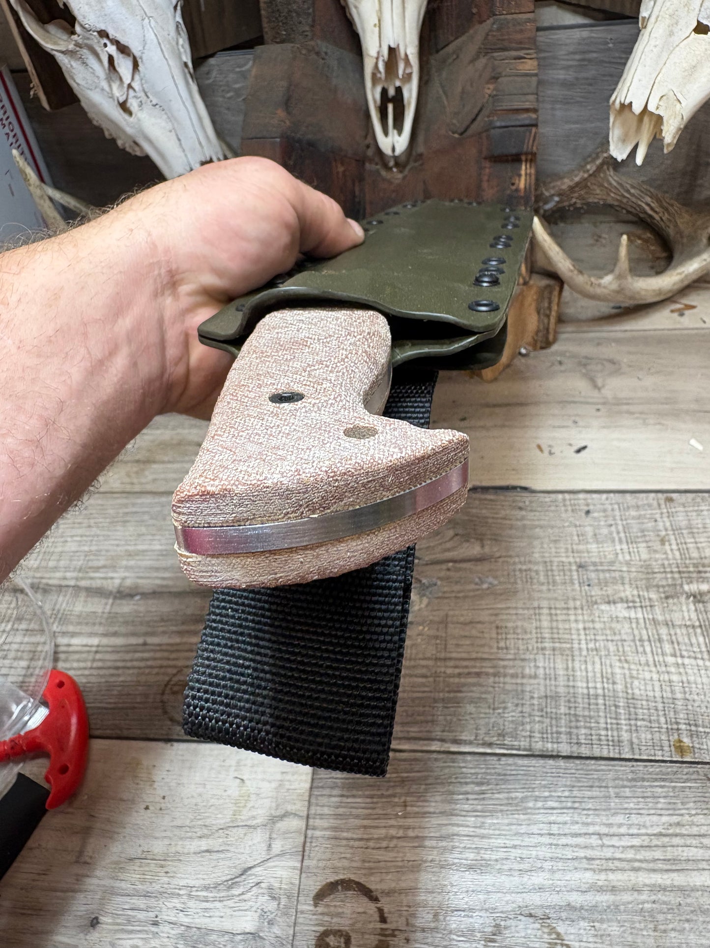 Work Tuff Gear Tanto X Micarta Handles