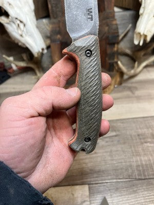 WTG Red Wolf / Timberwolf Canvas Micarta Handles - Carroll’s Custom Knife Scales