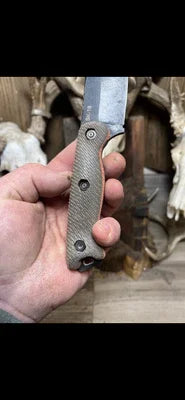 KA-BAR Becker BK15, BK16, BK17, BK18 Canvas Micarta Handles - Carroll’s Custom Knife Scales