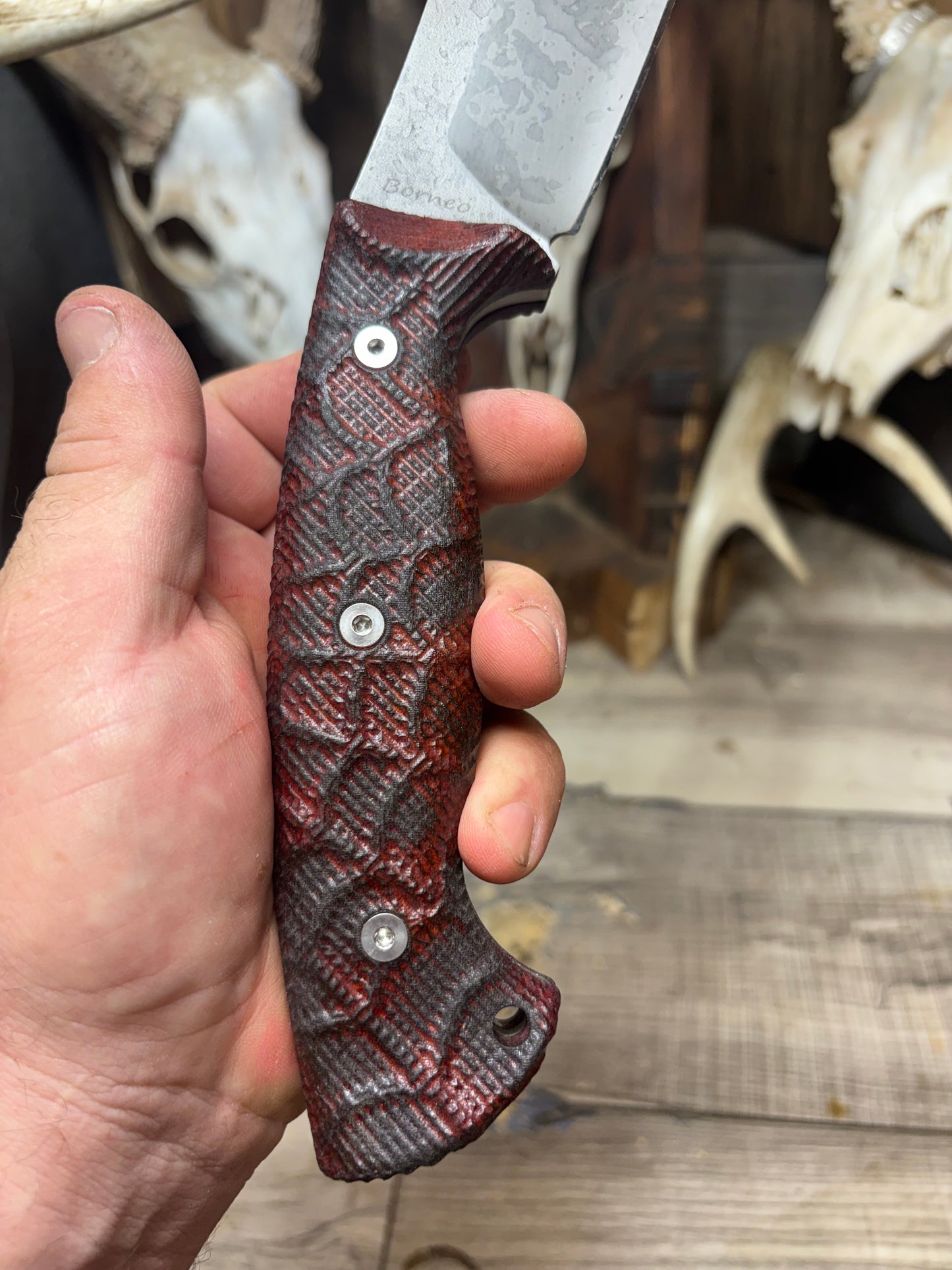 Work Tuff Gear Atayal XL, Mizeram, Black Dog, and Borneo Handles