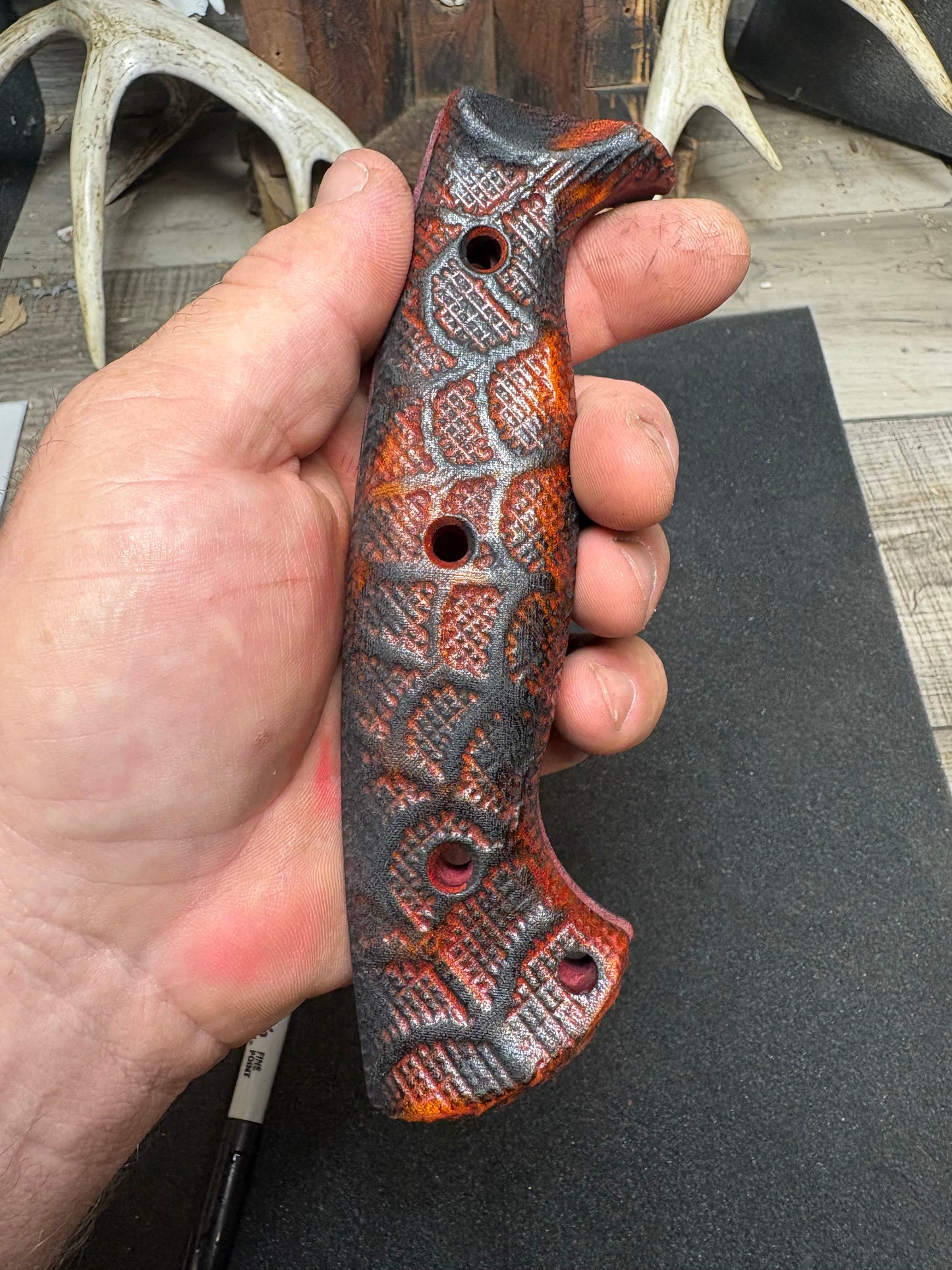 Work Tuff Gear Atayal XL, Mizeram, Black Dog, and Borneo Handles