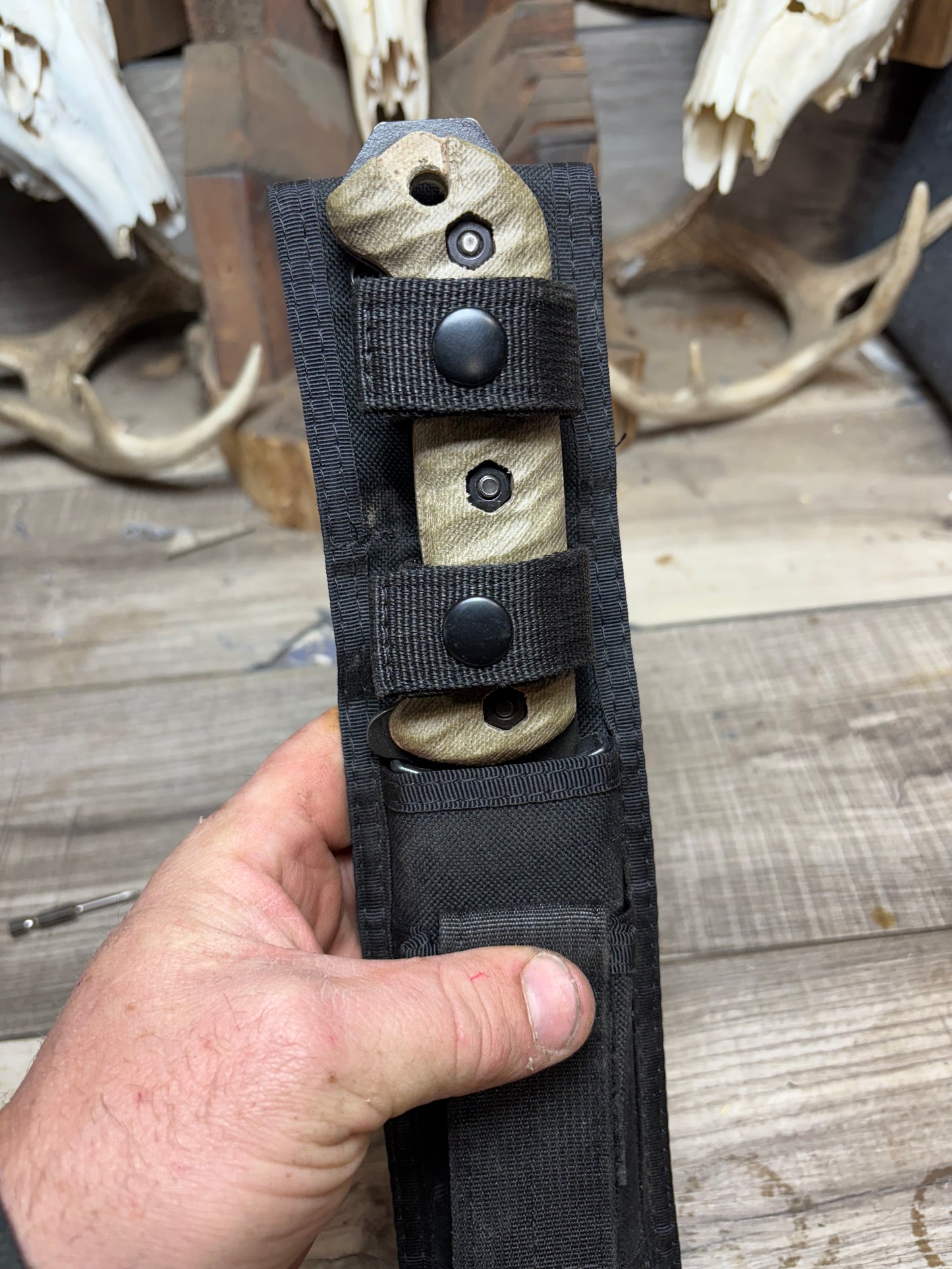 KA-BAR Becker BK2, BK9, Etc. Canvas Micarta Handles