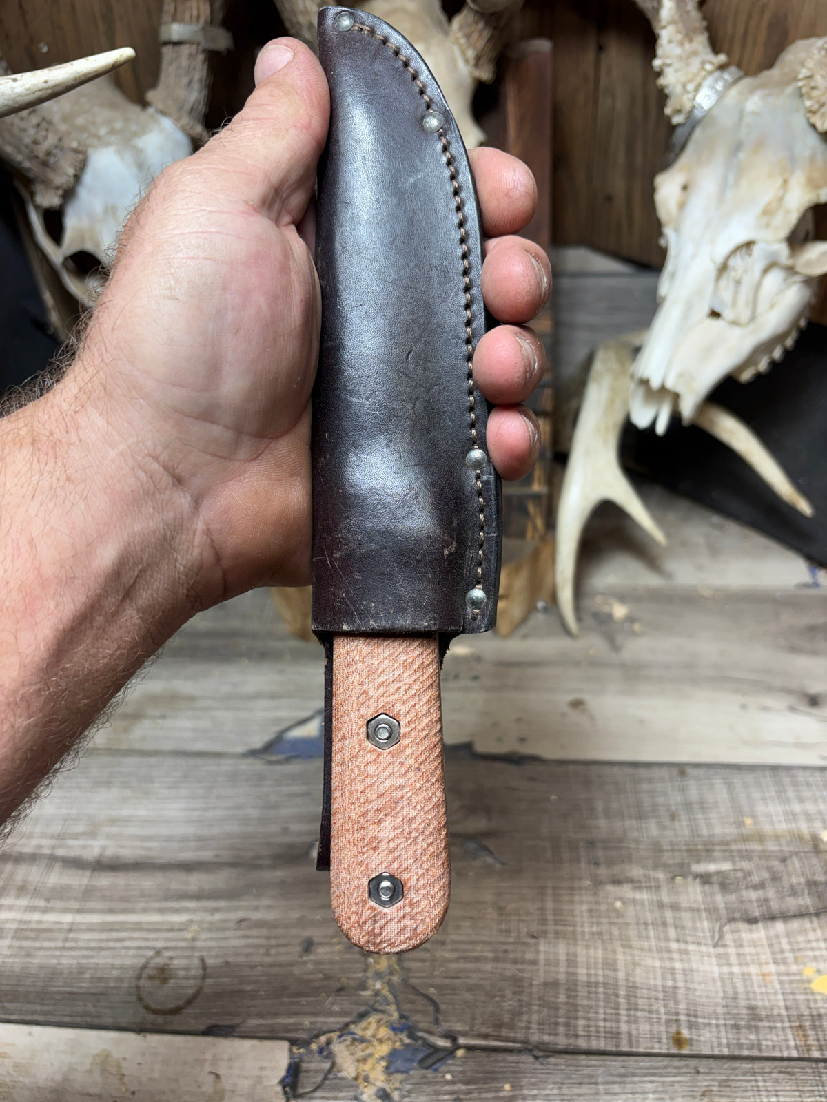 KA-BAR Becker Kephart BK62 Micarta Handles