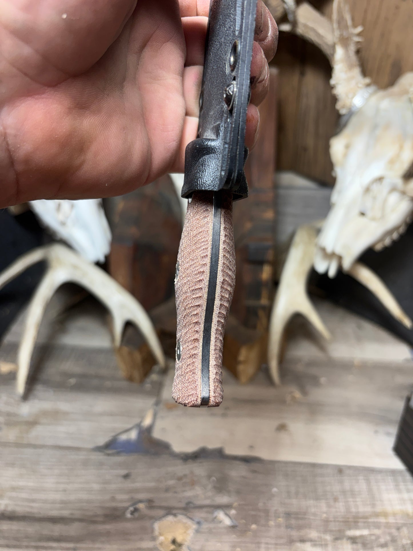 White River Knives Ursus Cub Canvas Micarta Handles