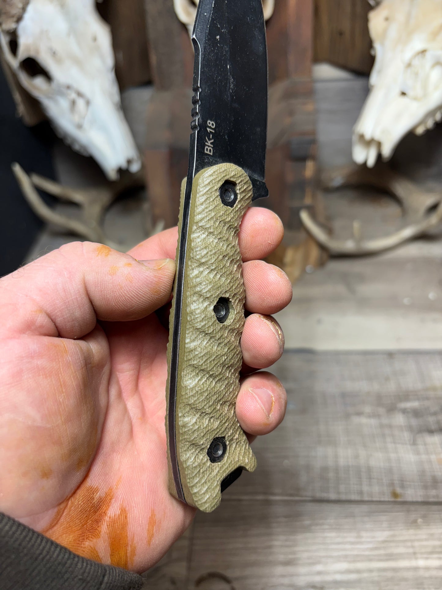 KA-BAR Becker BK15, BK16, BK17, BK18 Canvas Micarta Handles