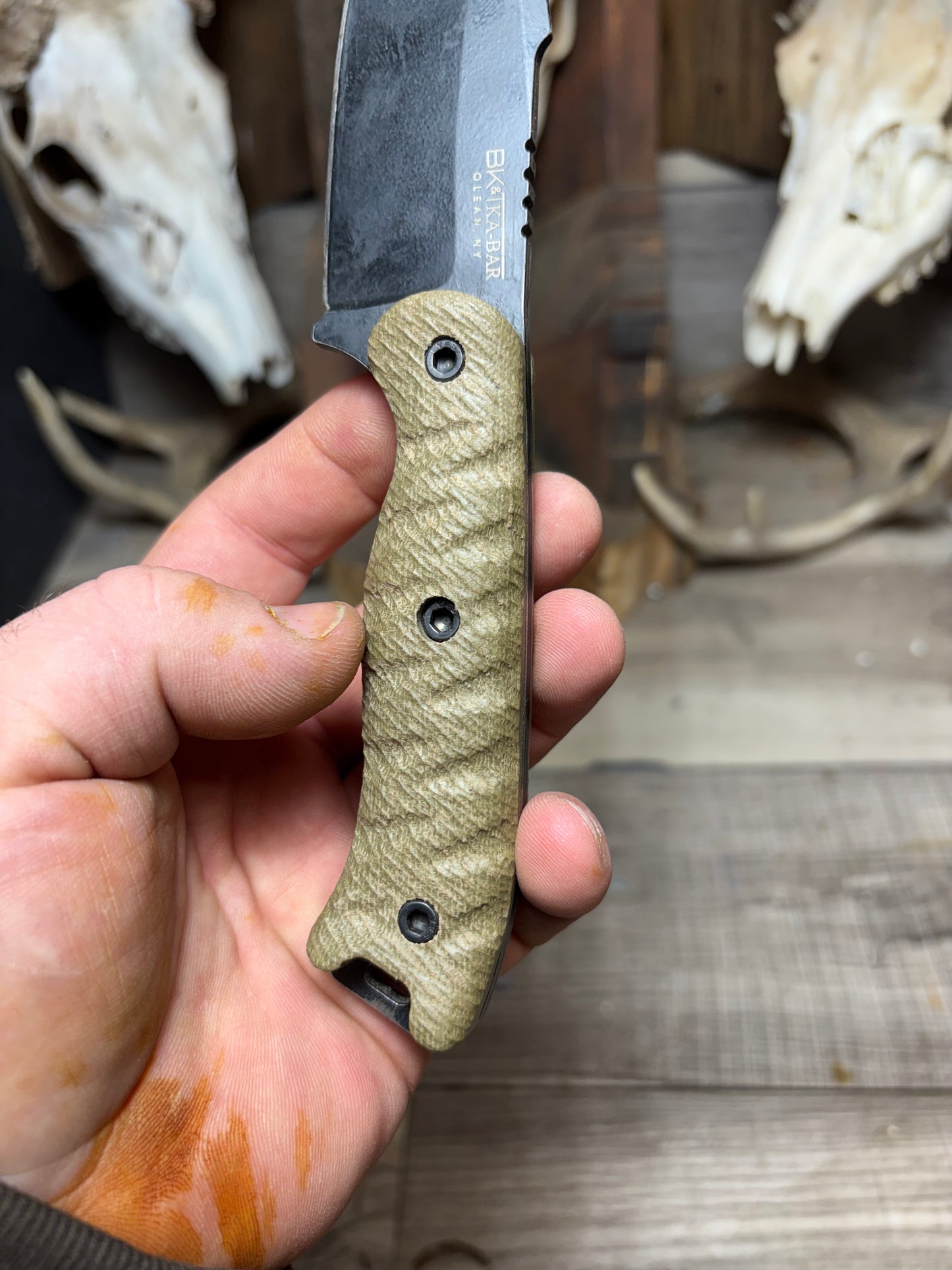 KA-BAR Becker BK15, BK16, BK17, BK18 Canvas Micarta Handles