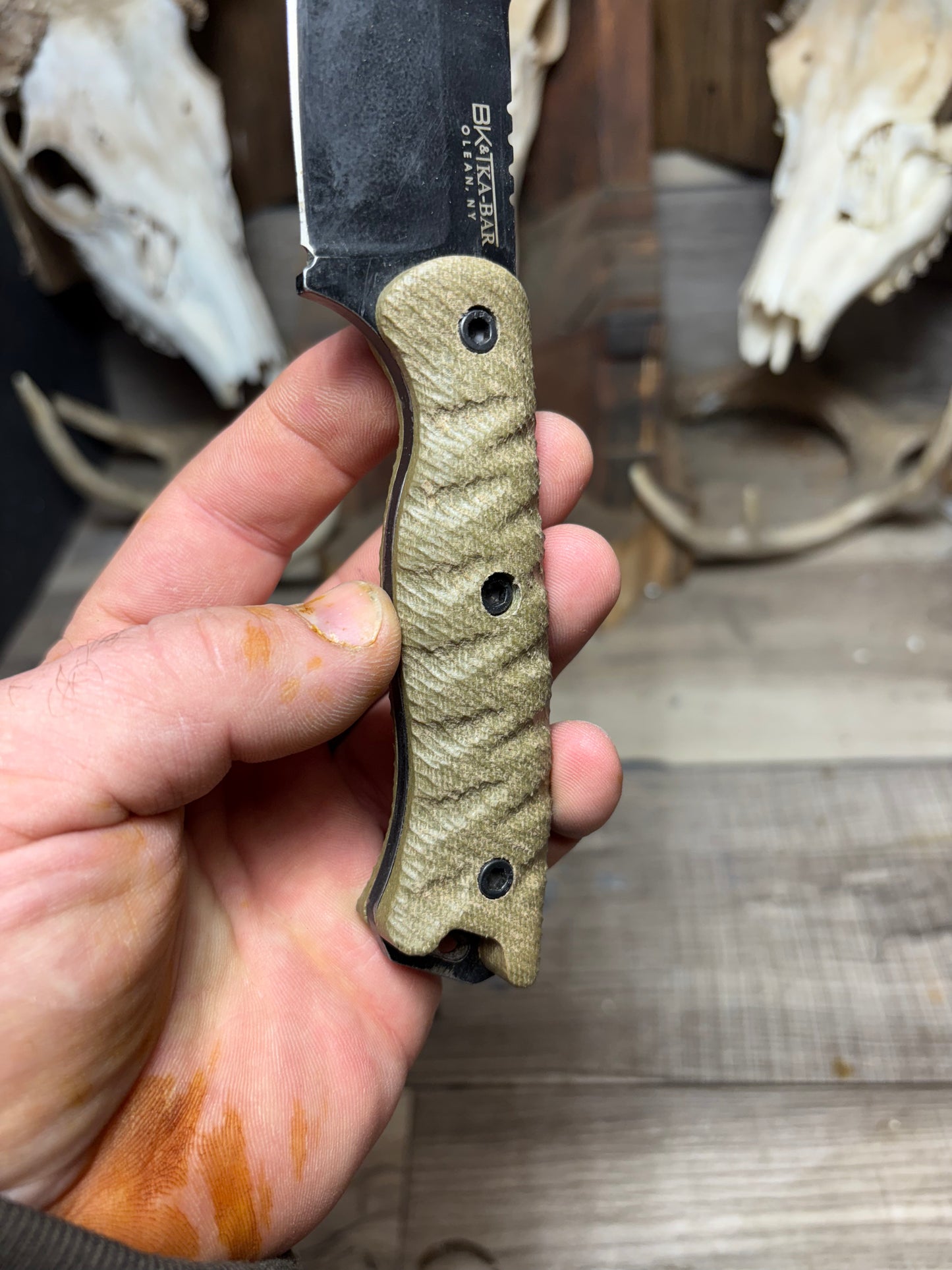 KA-BAR Becker BK15, BK16, BK17, BK18 Canvas Micarta Handles