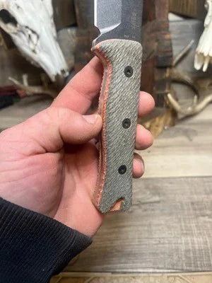 Reiff Knives F6 Canvas Micarta Handles - Carroll’s Custom Knife Scales