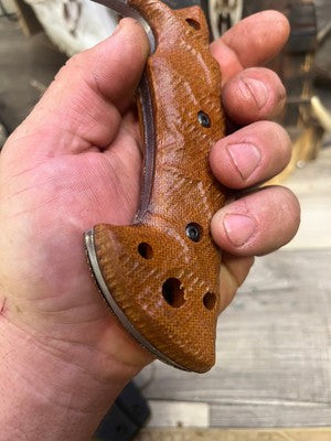 WTG Hondo Canvas Micarta Handles - Carroll’s Custom Knife Scales