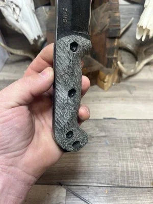 KA-BAR Becker BK2, BK9, Etc. Canvas Micarta Handles - Carroll’s Custom Knife Scales
