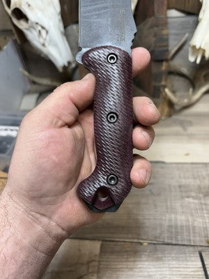 KA-BAR Becker BK2, BK9, Etc. Canvas Micarta Handles - Carroll’s Custom Knife Scales