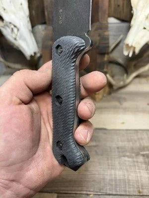 KA-BAR Becker BK2, BK9, Etc. Canvas Micarta Handles - Carroll’s Custom Knife Scales