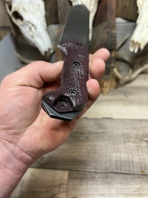 KA-BAR Becker BK2, BK9, Etc. Canvas Micarta Handles - Carroll’s Custom Knife Scales