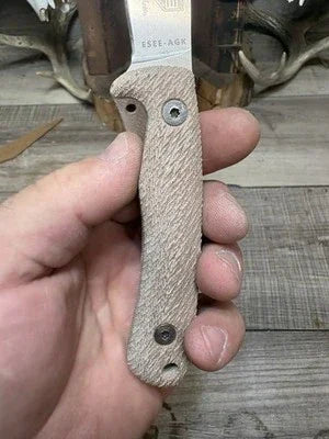 Esee Ashley Game Knife (AGK) Canvas Micarta Handles