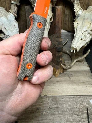 Reiff Knives F3 EDC Canvas Micarta Handles - Carroll’s Custom Knife Scales
