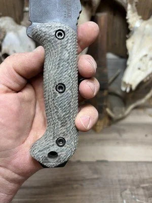 KA-BAR Becker BK2, BK9, Etc. Canvas Micarta Handles - Carroll’s Custom Knife Scales