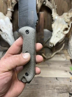 KA-BAR Becker BK2, BK9, Etc. Canvas Micarta Handles - Carroll’s Custom Knife Scales