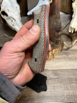 WTG Kodiak / Bear Claw / Grizzly Canvas Micarta Handles - Carroll’s Custom Knife Scales