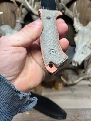 Spartan Blades Harsey Kukri / Fighter / Nessmuk Canvas Micarta Handles - Carroll’s Custom Knife Scales