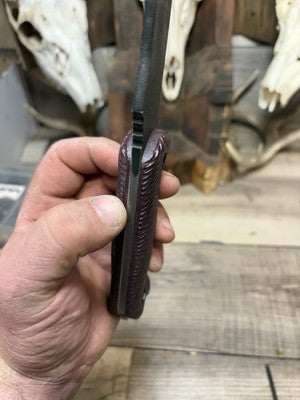 KA-BAR Becker BK2, BK9, Etc. Canvas Micarta Handles - Carroll’s Custom Knife Scales