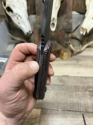KA-BAR Becker BK2, BK9, Etc. Canvas Micarta Handles - Carroll’s Custom Knife Scales