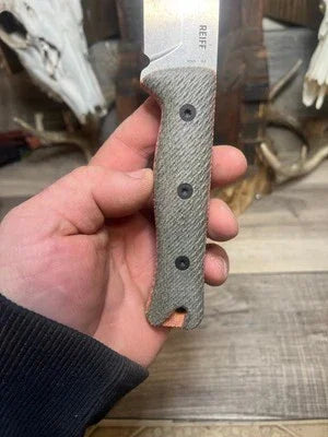 Reiff Knives F6 Canvas Micarta Handles - Carroll’s Custom Knife Scales