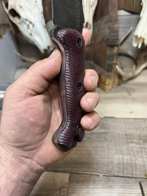 KA-BAR Becker BK2, BK9, Etc. Canvas Micarta Handles - Carroll’s Custom Knife Scales