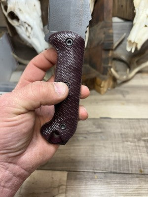 KA-BAR Becker BK2, BK9, Etc. Canvas Micarta Handles - Carroll’s Custom Knife Scales